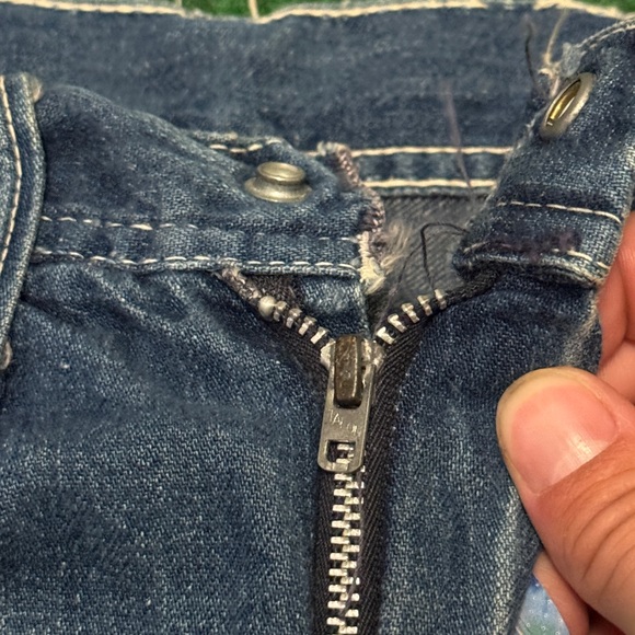 Vintage Carpenter Jeans 70s Talon Zipper Retro Regular Fit 24x32 Jeans - Picture 4 of 12